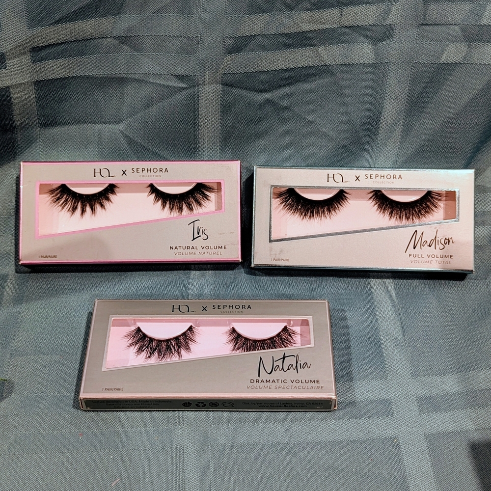 🆕 SEPHORA HOL Dramatic Volume Lashes Black. Set Of 3. - Picture 1 of 11